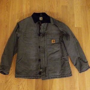 Charcoal grey Carhartt jacket, like new, large